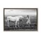 Stupell Industries Her White Horse Floating Frame, design by Ata Alishahi